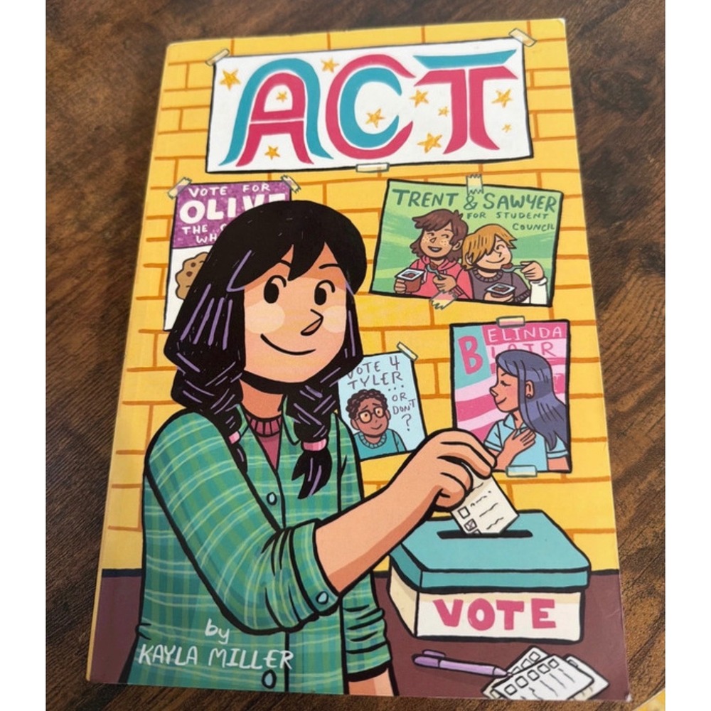 Act by Kayla Miller Graphic Novel Paperback Click‎ Series Middle Grade Book